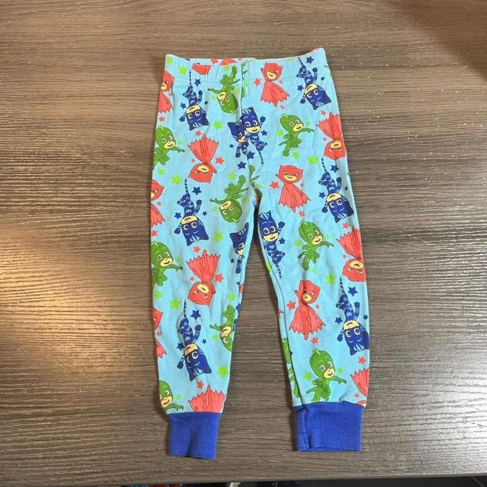 PJ Masks Toddler Boys 2T Pajama Set Blue Long Sleeve Cotton Snug Fit PJ069ELLWM